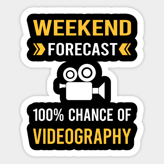 Weekend Forecast Videography Videographer Sticker by Good Day